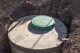 Септик из бетонных колец в Можайске