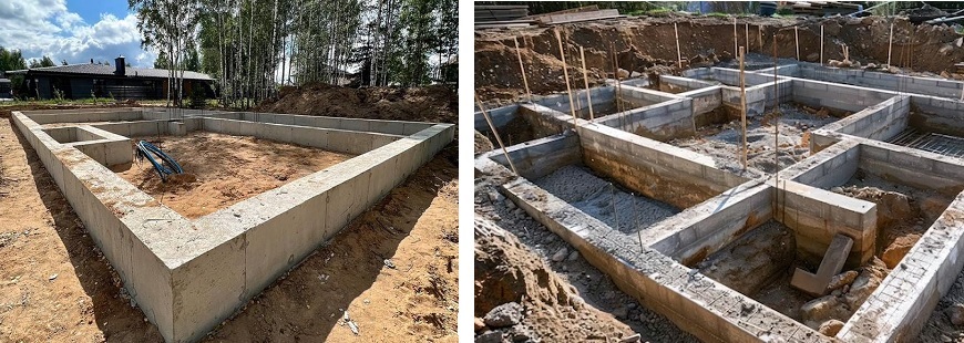 Ленточный фундамент