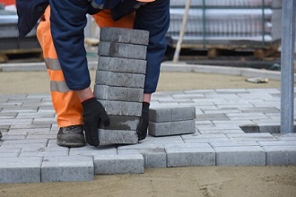 Укладка брусчатки и тротуарной плитки 