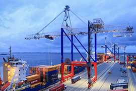 Контейнерный терминал Швартов порт