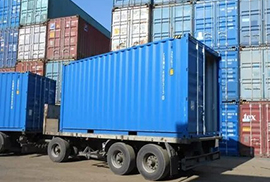 Перевозка контейнеров под срез