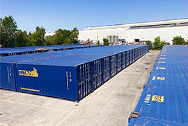 Контейнерная площадка для морских контейнеров