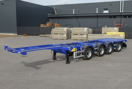 Машины контейнеровозы – сцепки тягача с полуприцепом