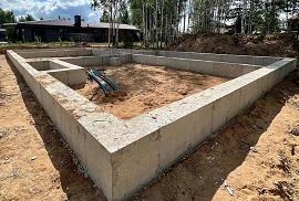 Ленточный фундамент